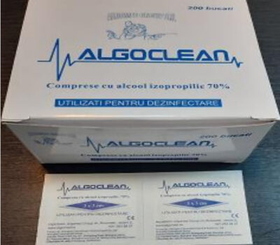 Comprese  impregnate cu alcool izopropilic 70% – ALGOCLEAN